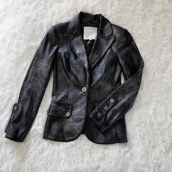 Walter Black Vegan Leather Jacket/ Blazer, S2z 0 (Hot!!!) - Picture 2 of 16